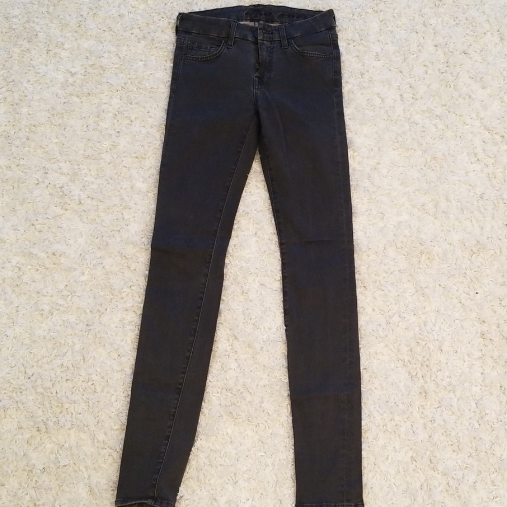 7 For All Mankind Gwenevere Gray skinny jeans